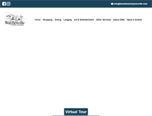Tablet Screenshot of downtownwaynesville.com